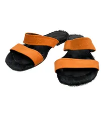 廃盤♡DRIES VAN NOTEN カンガルーファーストラップ厚底サンダル 廃盤♡DRIES VAN NOTEN カンガルーファーストラップ厚底サンダル