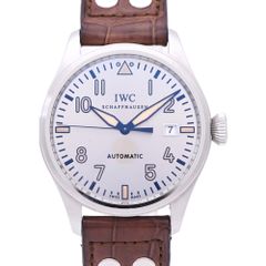 新品同様 IWC パイロットウォッチ MARK XVI 自動巻き IW325512 腕時計 SS/マットクロコ シルバー 0976【中古】インターナショナルウォッチカンパニー メンズ