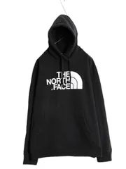 【お得なクーポン配布中!】 US企画 ノースフェイス プリント スウェット フード パーカー メンズ XL / The North Face プルオーバー トレーナー アウトドア ブラック
