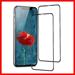 【匿名配送】 iPhone X/XS/11PRO_HD（全面保護） iPhone11PRO ガラスフィルム 全面保護 iPhonesXS 保護フィルム 【2枚セ