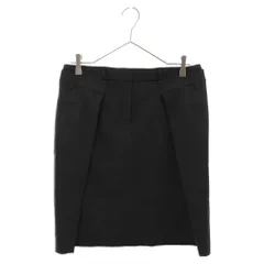 Martin Margiela 1 (マルタンマルジェラ) 14AW レイヤード ウール ひざ丈スカート ブラック レディース S31MA0279のサムネイル