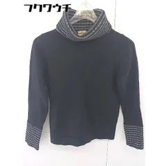 ◇ UNITED ARROWS タートルネック ウール ニット 長袖 セーター ブラック グレー レディース  【中古】 【1109030020879】