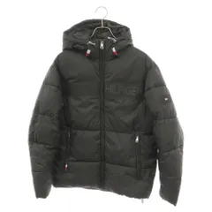TOMMY HILFIGER (トミーヒルフィガー) ハイロフト パファー ジップアップ ダウンジャケット ブラック 78J9876