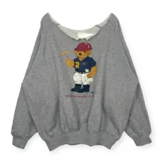 90s ポロ Ralph Lauren(ラルフローレン) ベア くま スウェットシャツ パーカー Tシャツ
