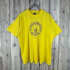 90年代 SCREEN STARS スクリーンスターズ FRUIT OF THE LOOM フルーツオブザルーム シングルステッチ 米国製 黄色 半袖 Tシャツ TEE XL