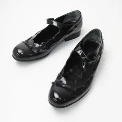 COMME des GARCONS GIRL コムデギャルソンガール リボン スカラップパンプス 24.5/ブラック【2400013149518】のサムネイル