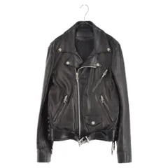 CHROME HEARTS (クロムハーツ) JJ DEAN/JJディーン ダガージップライダースレザージャケット ブラック 国内ギャラ付きのサムネイル