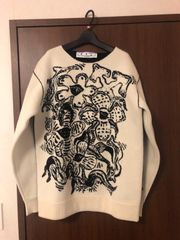 off-white フローラルクルーネックプルオーバー
