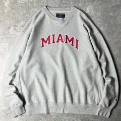 00s Champion カレッジ プリント オリジナル リバースウィーブ スウェット トレーナー XL / 00年代 オールド チャンピオン 霜降り グレー