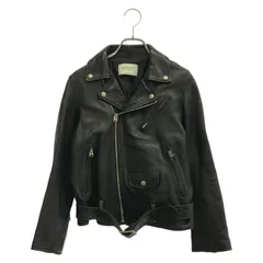 ビューティフルピープル beautiful people 革ジャン ジャケット ブラック ラムスキン（羊革） ジャケット レディース Used B