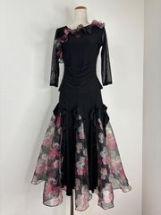 社交ダンスデモ、ミニデモドレス - メルカリ
