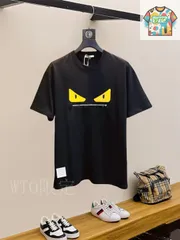 【今日特価】FENDI 2025SS 刺繍 LOGO ショートスリーブ