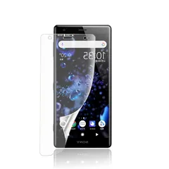 【1枚入り】Xperia XZ2 フィルム【JACRON】エク スペリア XZ2 専用 保護フィルム 指紋認証対応 反射防止 アンチグレア 全面吸着 TPUフィルム 日本製 防指紋 浮き防止 気泡レス 指紋防止 キズ修復 Xperia XZ2 SO-03K /