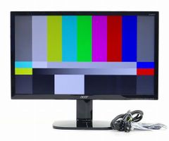 【良品】acer KA220HQ 21.5インチ非光沢TNパネル フルHD 1920x1080ドット HDMI/DVI-D/アナログRGB入力 中古