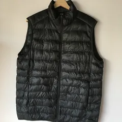 ユニクロ ウルトラライトダウンベスト ナイロン100% メンズ XL カーキ 2771202510180002