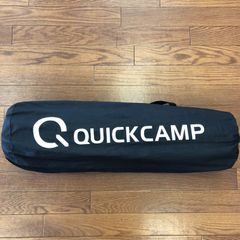 【中古】クイックキャンプ（QUICKCAMP）インフレーターマット シングル  5cm  アウトドア キャンプ 車中泊 テント泊 来客用のマットレス 防災 非常用 災害時の寝具として
