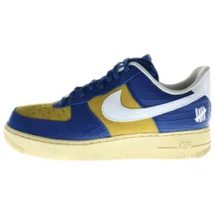 NIKE (ナイキ) ×UNDEFEATED AIR FORCE 1 LOW SP アンディフィーテッド エアフォース ローカットスニーカー ブルー/イエロー US10.5/28.5cm DM8462-400