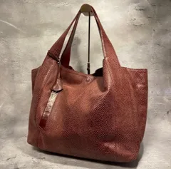 美品✨aniary（アニアリ）スケイルレザー　 エディターズトートトートバッグ