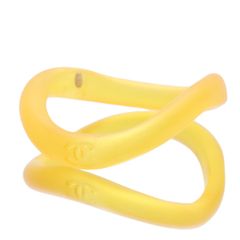 シャネル CHANEL バングル レジン イエロー 96C レディース【中古】