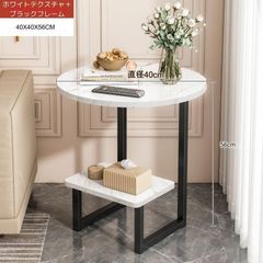 ダークグリーン タイル ハンドメイド サイドテーブル フラワースタンド