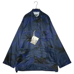 Engineered Garments(エンジニアードガーメンツ)   デイトン シャツ – ポリ シーガル プリント ポプリン S ネイビー カモフラ ジャケット カバーオール コックシャツ