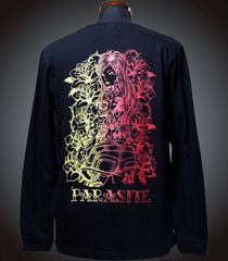 parasite パラサイト ロングスリーブTシャツ (ROSE LIP) カラー：ブラック 6,380円(内税)