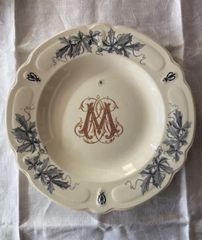 フランスアンティーク ショワジールロワ Choisy Le Roi イニシャル