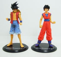 ドラゴンボール×ワンピース 孫悟空×モンキー・D・ルフィ DX組立式フィギュア