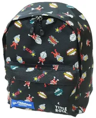 【送料込み♪】タイトルロール ウルトラマン(ウルトラマン＆オノマトペ)子供用リュックサック(容量約13L)20769052-BLACK(配送区分C)