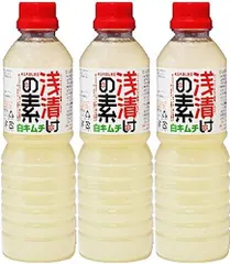 北杜食品 浅漬けの素白キムチ 500ml 3本セットのサムネイル
