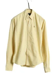 【お得なクーポン配布中!】 ラルフローレン オックスフォード ボタンダウン 長袖 シャツ 0 レディース XS 程/ ポロ 長袖シャツ コットン スリム フィット ワンポイント