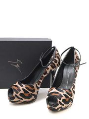 未使用/美品♡GIUSEPPE ZANOTTI レオパード ハラコパンプス - メルカリ