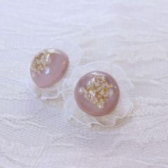 小花レース(ピンク) C-001