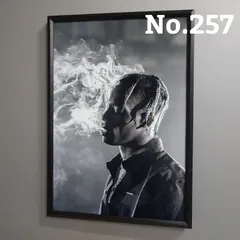 No.257 A4 トラヴィススコット ポスター 写真 アート ヒップホップ ローライダー ラッパー インテリア 額 壁 coco