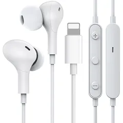 【2022 MFi正規認証品】iPhone イヤホン lightning 有線 イヤホン 純正 iPhone12/11/7/7P/8/8P/X/XS/XR/XS Max/iPad/ipod対応 音量調節 通話可能 リモコン/マイク付き ステレオイ