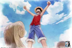 【中古】紙製品 モンキー・D・ルフィ 名場面色紙コレクション 「一番くじ ワンピース TVアニメ25周年 ～海賊王への道～」 H賞