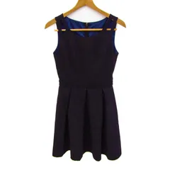 メトリーゼ ワンピース ノースリーブ 未使用 ストレッチ ブランド トップス 日本製 黒 レディース Mサイズ ブラック MAITRESSE