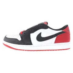 NIKE (ナイキ) AIR JORDAN 1 RETRO LOW OG BLACK TOE CZ0790-106 エアジョーダン1 レトロローOG ブラックトゥ ローカットスニーカー ブラック/ホワイト/レッド US9/27cm