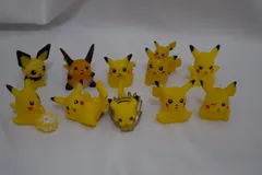 ピカチュウ ピチュー ライチュウ 指人形 10体 まとめ売り ポケモンキッズ ソフビ人形 フィギュア ポケモン 現品