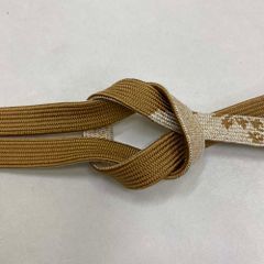 新品　帯締め　帯〆 小紋 紬 訪問着 振袖 普段着用 礼装用 お洒落　正絹　絹100％ 和装小物 ブラウン  2955