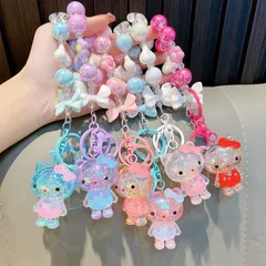 キティ ストラップ 5個セット レトロ 当時物 ハローキティ - 平成レトロ☆ご当地キティちゃん 沖縄限定