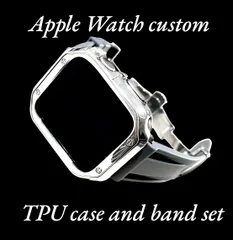 Sb カスタム セット アップルウォッチバンド ラバーベルト Apple Watch カバー ケース メンズ レディース 38mm 40mm 41mm  42mm44mm45mm46mm49mm
キラキラ　極艶コーティング　シリコンバンド