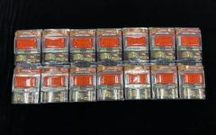 LSL-502A　アンバー　橙　14個　激光 LED角BIGマーカー 12V/24V JB　メッキ　レトロ　デコトラ　アート　トラックショップASC