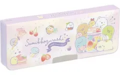 【中古】文房具その他 ハッピースクール(パープル) ソフトペンケース 「すみっコぐらし」