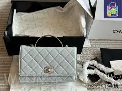 【今日特価】Chanel 25SS Coco Crush Metal Handle WOC - シャネル 25SS ココクラッシュ メタルハンドル WOC-WTO輸入
