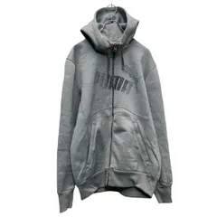 PUMA プリント スウェット パーカー プーマ S グレー フルジップ 古着卸 アメリカ仕入 a610-5109