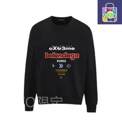 Balenciaga パリセーガ ロゴプリント スウェットシャツ [本日WTO|新品未使用品]-WT0輸入-TWH94