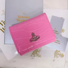 再入荷！【新作  最高にキュート♡】Vivienne Westwood 三つ折財布 ピンク オーブ