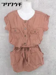 ◇ Munich ミューニック 半袖 膝丈 ワンピース テラコッタ レディース 【中古】 【1002800483099】のサムネイル