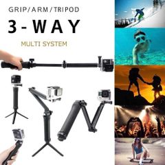 w送料無料】 GoPro自撮り棒 アクセサリー マウント 水中 防水自撮り棒三脚